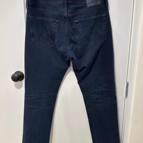 AG Everett Slim Straight Men's Blue Jeans Size 33 - Picture 3 of 14